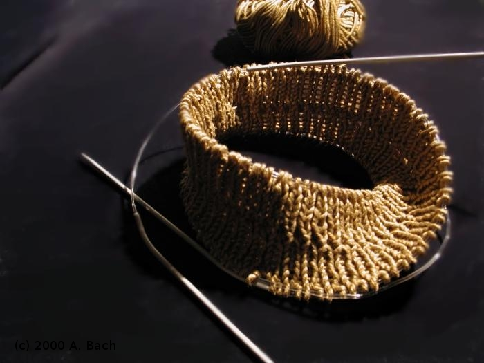 gestricktes Moebiusband